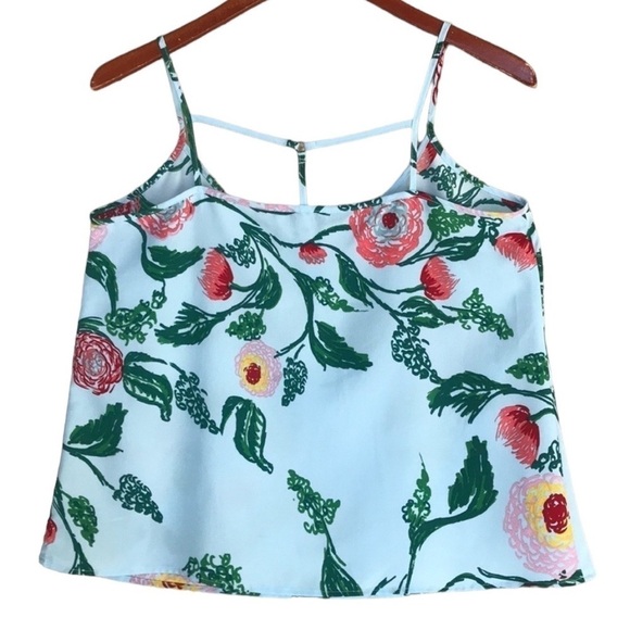C&A Coll&ction PatBO Colorful Floral Print Sleeveless Strapy Tank Top - Picture 3 of 9